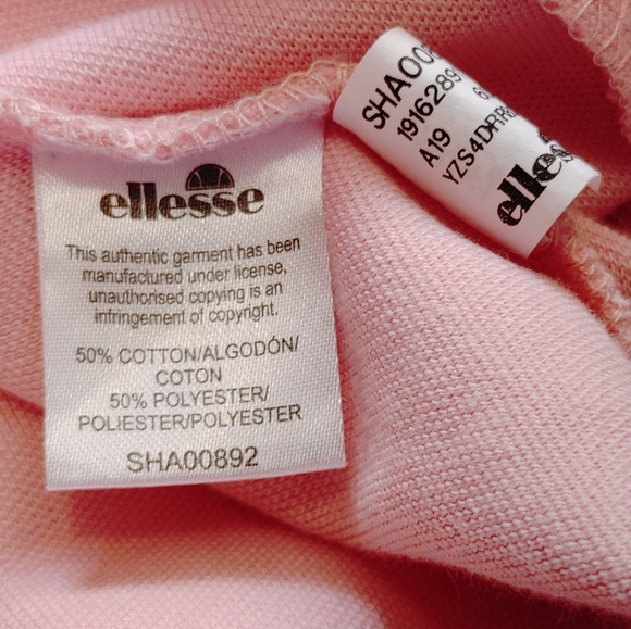 Ellesse Rimini Track Top Pink Full Zip Jacket - Picture 7 of 9